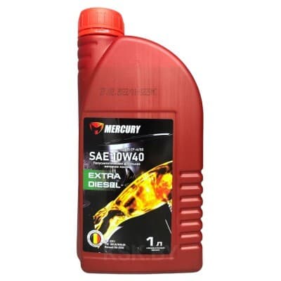 Mercury SAE 10W-40 Масло моторное, Полусинтетическое, 1 л