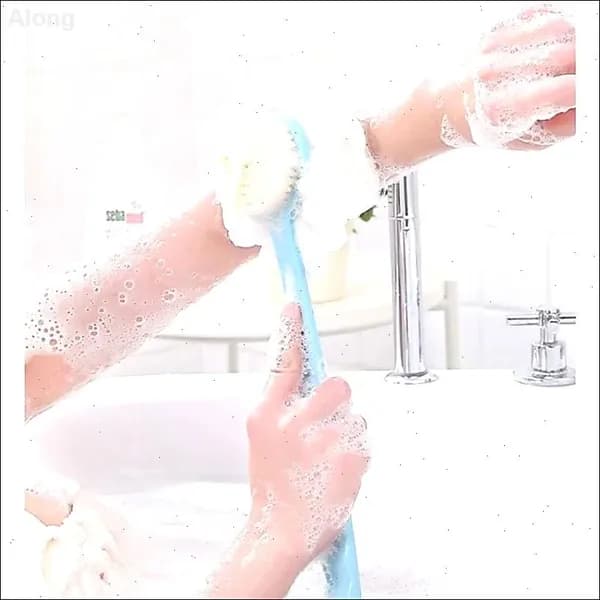 Щетка для сухого массажа синтетическое волокно