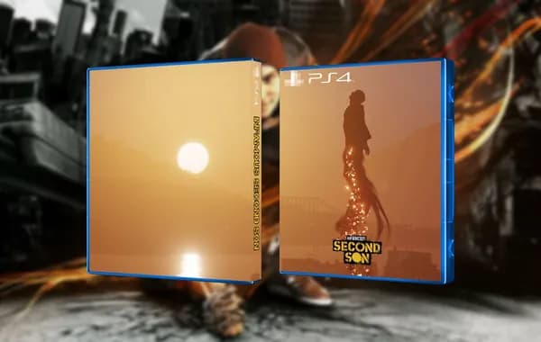 Infamous second son / Эксклюзивная Обложка для Кейса PS 4