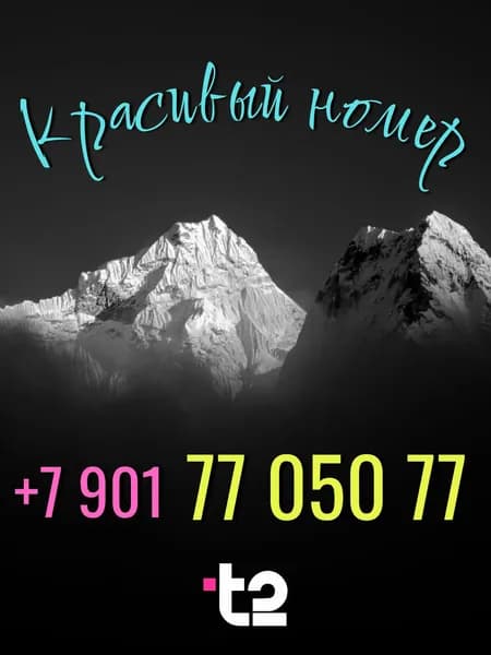 T2 SIM-карта (Москва и Подмосковье)