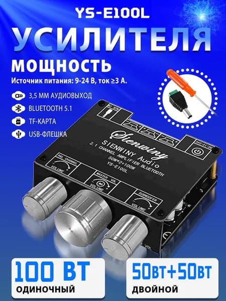 YS-E100L BluetoothBelt APP Плата усилителя