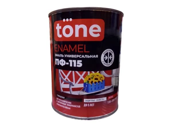ПФ-115 TONE черная глянцевая 0,8 кг (шт)