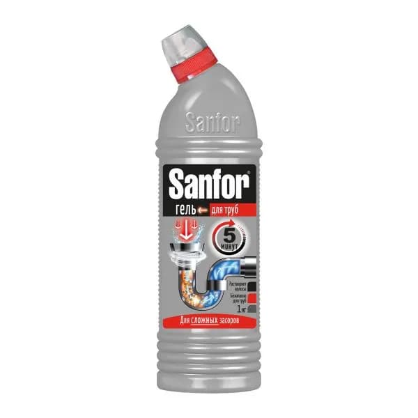 Средство для чистки труб и устранения засоров Sanfor 750г