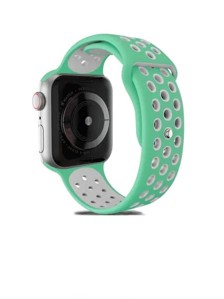 Ремешок для Apple Watch 42 mm / 44 mm / 45 mm силиконовый спортивный с перфорацией