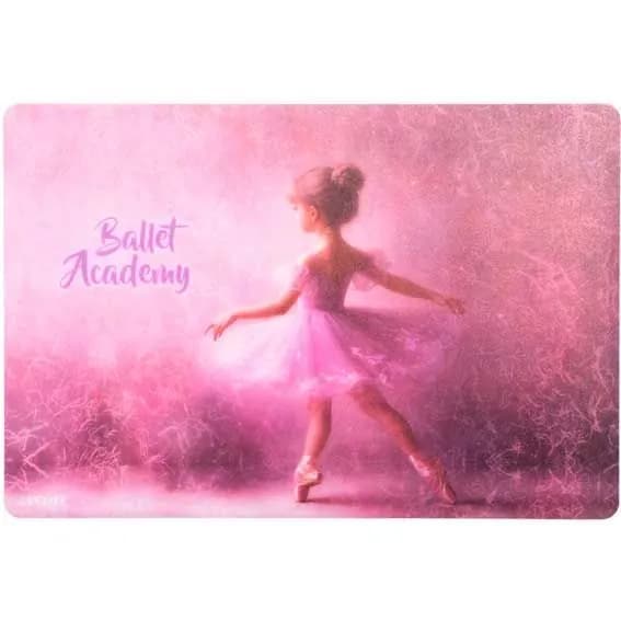 Настольное покрытие deVENTE "Ballet Academy", 43х29 см, матовое полупрозрачное, пластик, 500 мкм