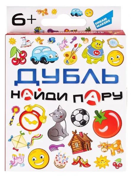 Игра детская настольная Дубль Найди пару, арт. 2007C