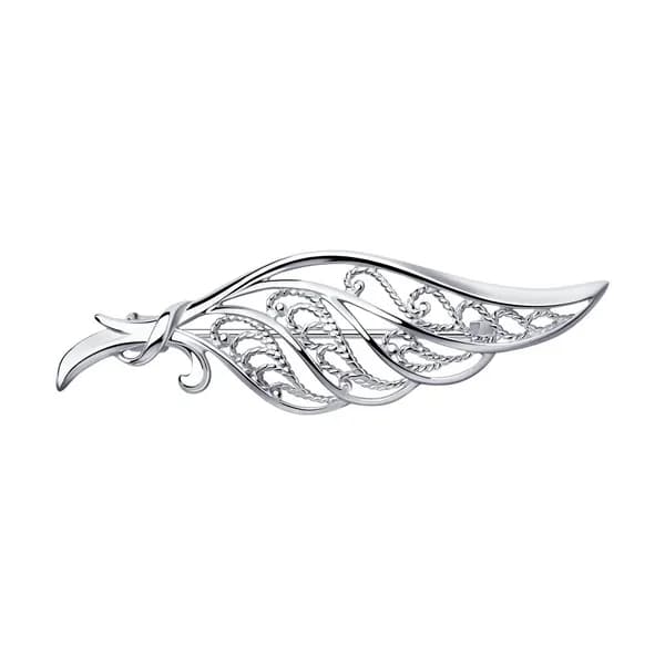 Diamant, Брошь из серебра, 94-140-00712-1, декоративные, 925 проба