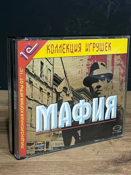 Мафия / Винтажный диск с игрой для ПК, лицензия / 1С, 2002