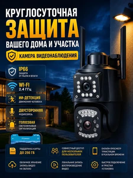 Камера видеонаблюдения wifi для дома камера видеонаблюдения wifi уличная