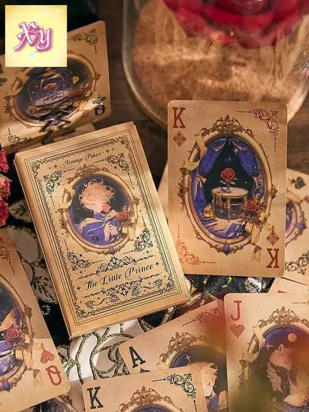 Игральные карты 'Маленький принц' - колода 54 карты, тематический дизайн, пластиковое покрытие