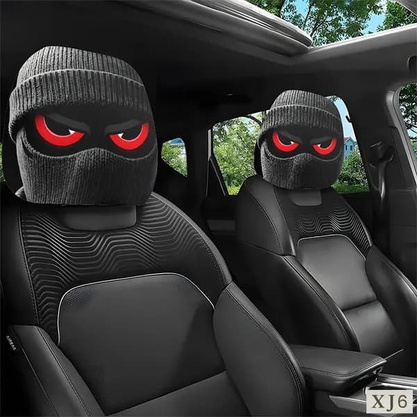 Подголовники и защитные накладки на шею для автомобильных сидений, двусторонняя печать, 2 штуки.