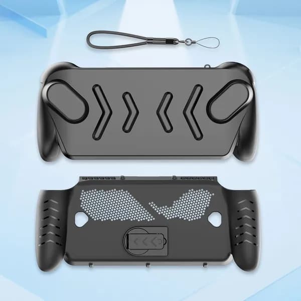 Чехол для ROG Xbox Ally/X из TPU и ABS с подставкой, чёрный