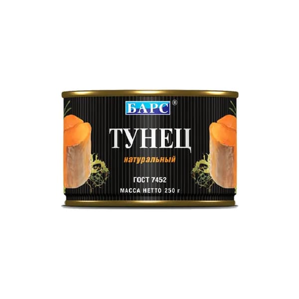 Тунец Барс натуральный 250 г