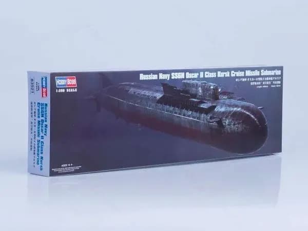 Сборная модель судна Подводная лодка Russian Navy SSGN Oscar II Class Kursk Cruise Missile Submarine 83521, масштаб 1/350