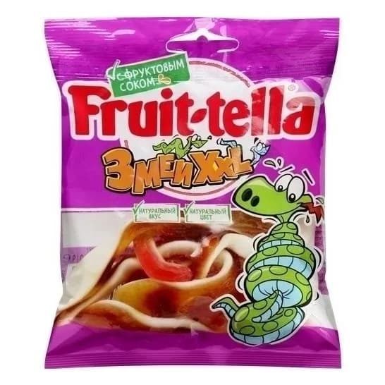 Мармелад Fruittella Змеи XXL 70 г
