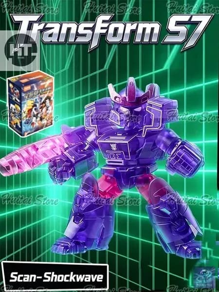 Blokees Version Series 7 Transformers "Galvatron" 6CM,Обозначенная модель,Требуется сборка.
