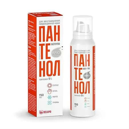 ПАНТЕНОЛ БЕЛУПО пена 5% 150мл