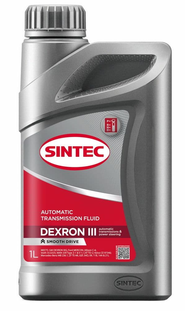 Масло трансмиссионное Sintec ATF Dexron III 1 л (для АКПП)