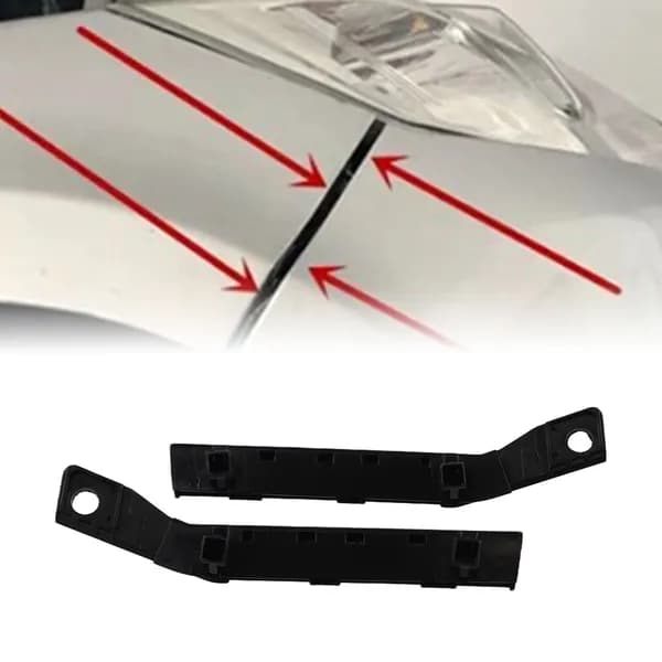 1 пара кронштейнов переднего бампера, фиксатор, опора для Nissan Tiida 2005-10