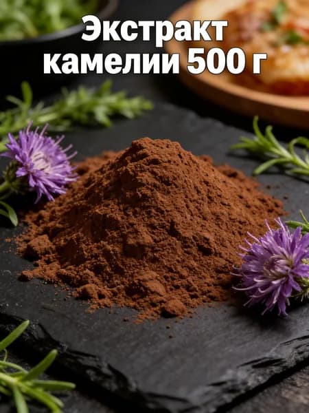 500 г/Пищевой порошок экстракта цветков хризантемы, растворимый, для напитков и выпечки