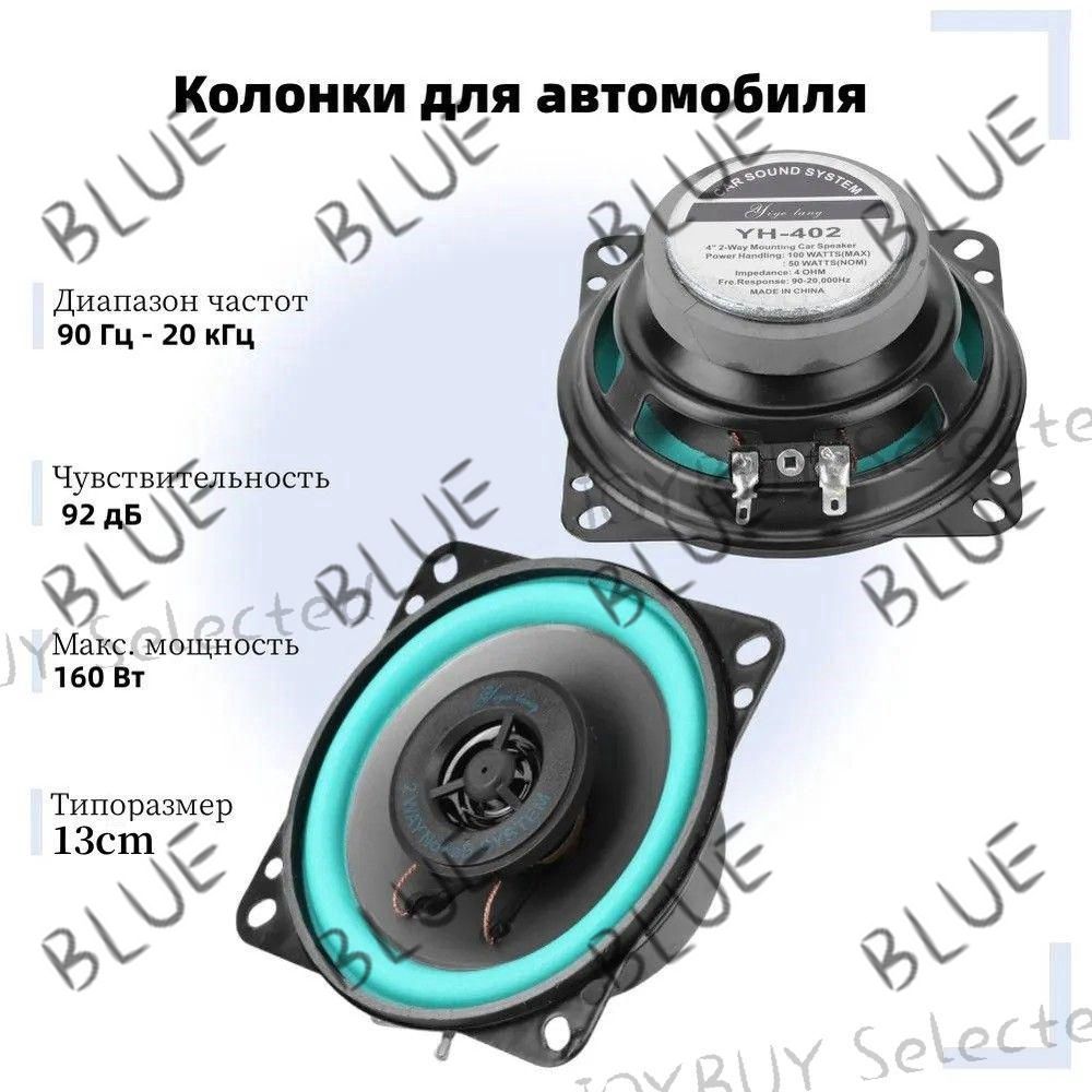 Колонки автомобильные, 13 см (5 дюйм.)