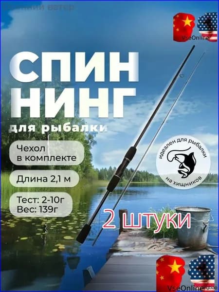 Спиннинг, рабочая длина:  21 см , до 25 гр