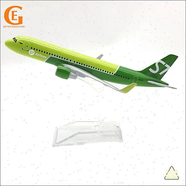 Металлическая Модель Самолета Аэробус 320, S7 Airlines А320