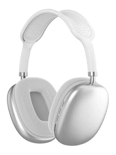 Наушники беспроводные с микрофоном, Bluetooth, USB Type-C, 3.5 мм, серебристый