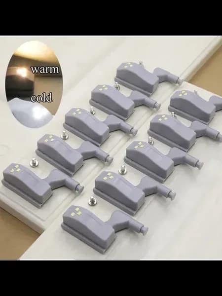 Набор 10 светодиодных ламп для шкафа Warm White 0.3Вт SMD352