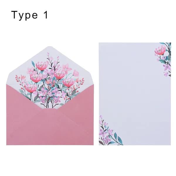 6PCS/Set Письмо конверты набор
