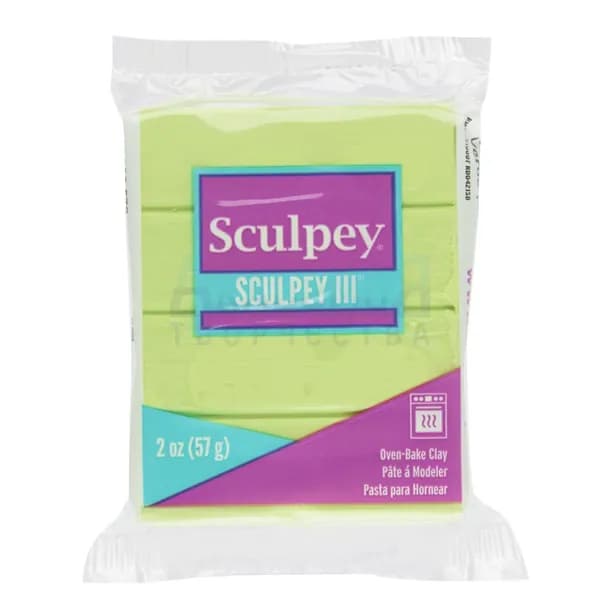 Полимерная глина Sculpey III 570 цвет весенне-зеленый 57 гр.