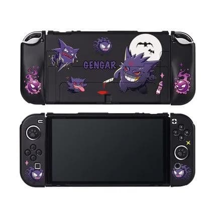 Защитный жесткий чехол для Nintendo OLED/Switch с встроенной подставкой защитное покрытие для консоли с поддержкой под просмотр