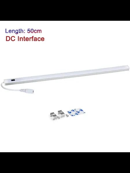 LED Подсветка для шкафов 5 6 7Вт Cold White, 50cm DC
