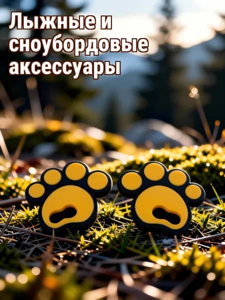 Оранжевые антискользящие накладки из пвх для сноуборда и лыж в наборе 4 шт для защиты и улучшения сцепления