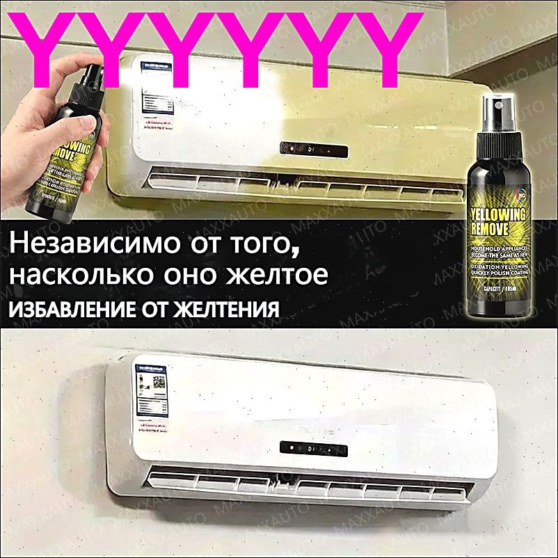 Спрей для удаления пожелтения пластика - Средство от пожелтения для реставрации кондиционеров и холодильников, автомобильных ламп, Спрей для белой бытовой техники