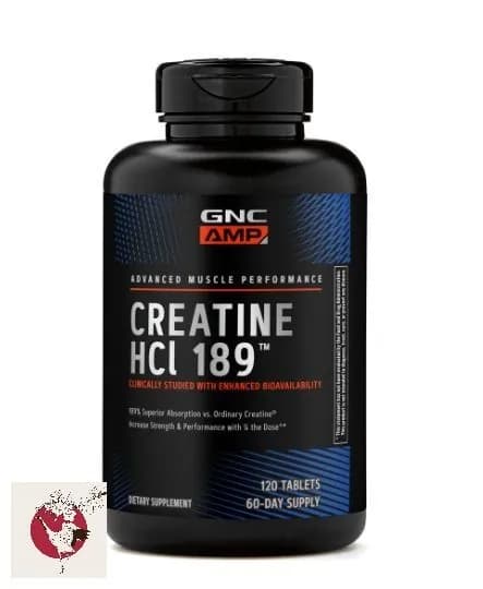 Креатин GNC AMP Creatine HCl 189 из США 120 таблеток-