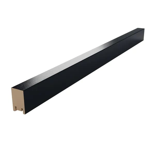 Интерьерная рейка МДФ САВАШ BLACK BRILLIANT 40*25*2800 мм