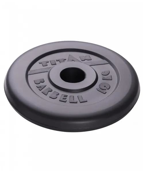 Диск (блин) обрезиненный TITAN Barbell 10 кг (d51)