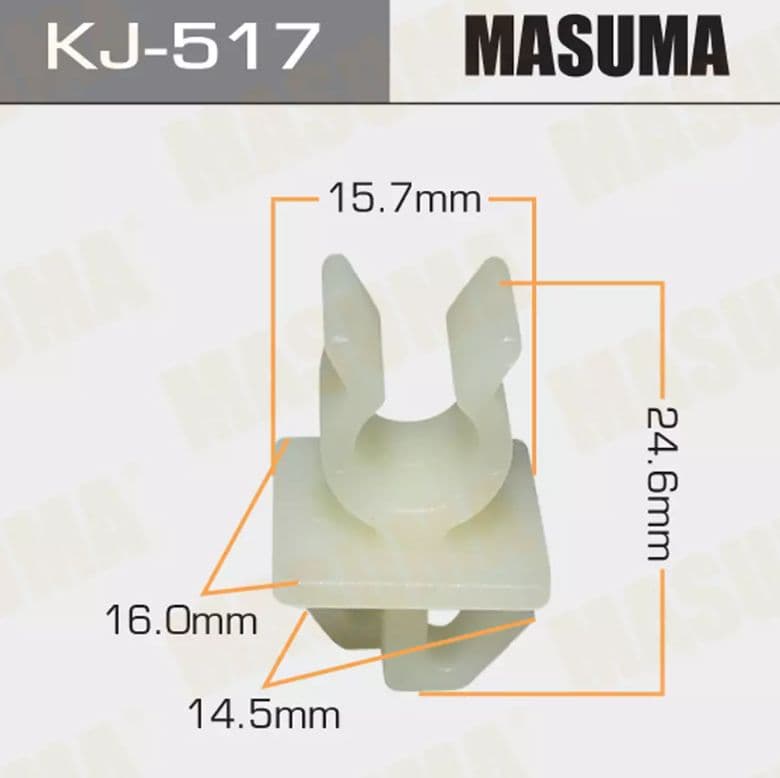 Клипса пластм. KJ-517