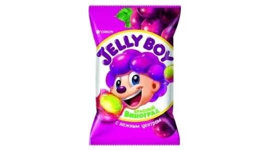 Мармелад жевательный Orion Jelly boy со вкусом красного винограда 66 г