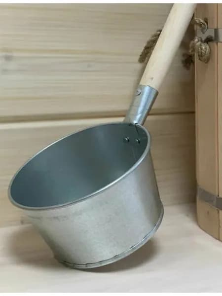Ковш для бани, 1,5 л, оцинкованный