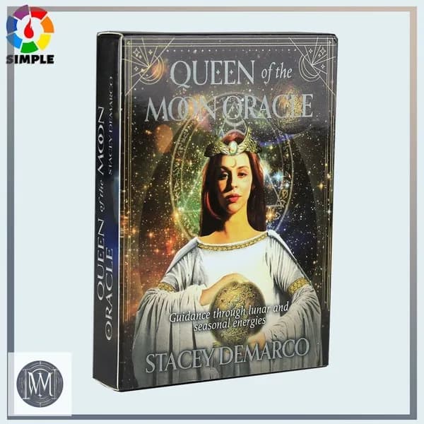 Queen of the Moon Oracle Оракул Королевы Луны, новая колода, запечатанный набор карт Таро.