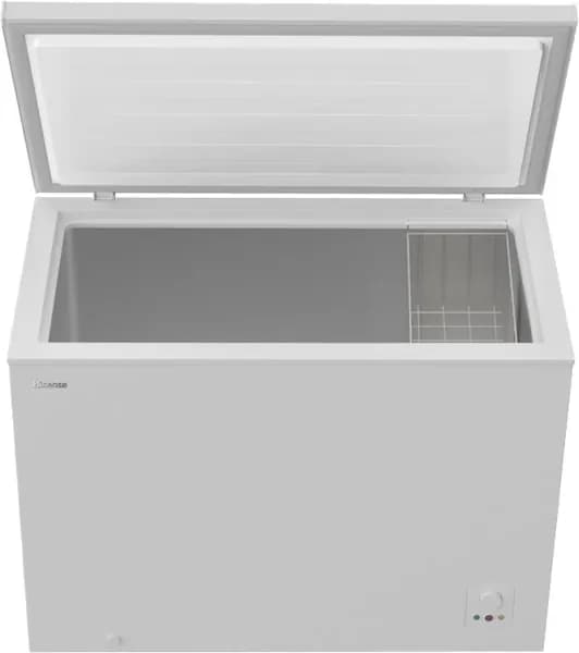 Морозильный ларь Hisense FC386D4AW1 белый, общий объем 297л, система размораживания ручная, количество корзин 1.