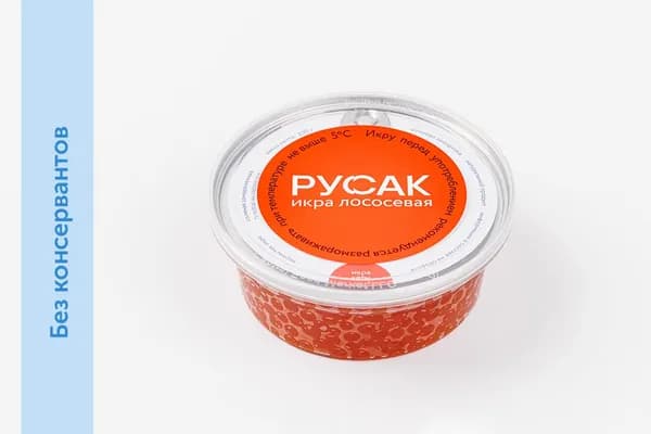 Икра кеты лососевая зам. 200 г