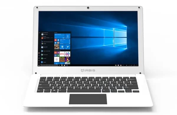 IRBIS NB NB70 Ноутбук 13.3", Intel Celeron J3455, RAM 4 ГБ, eMMC 64 ГБ, Intel HD Graphics 500, Windows Home, (NB70), белый, Русская раскладка