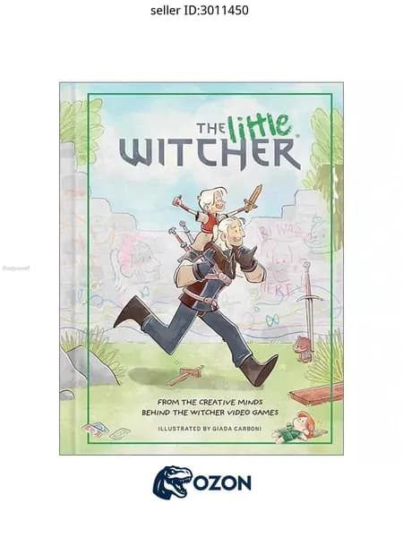 Книга The Little Witcher : яркие иллюстрации и забавные приключения для маленьких фанатов