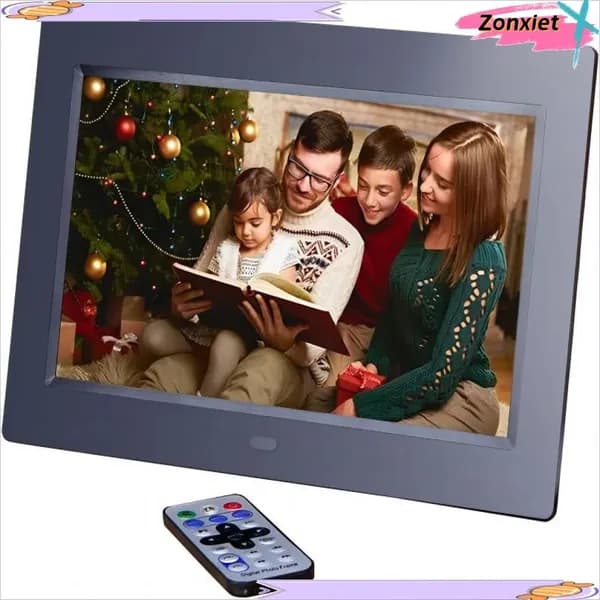 Цифровая фоторамка Andoer, 10 дюймов, HD, с пультом управления для дома и офиса