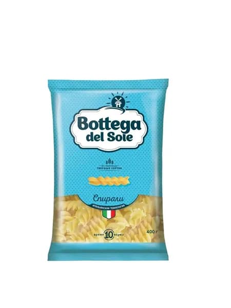 Bottega Макаронные изделия Спирали, 400 гр