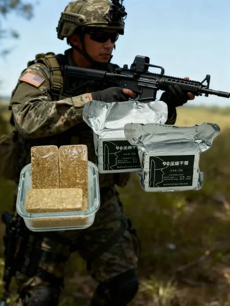 Сухие паёк того же типа, что используется в китайской армии 200g