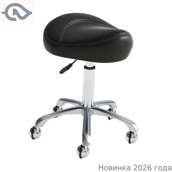 Ортопедический стул, Экокожа, Черный
